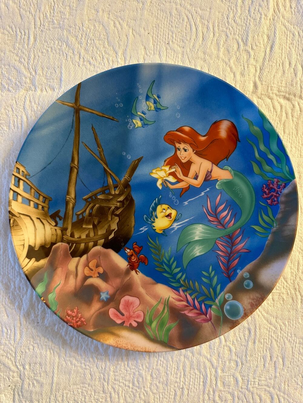 Little Mermaid Collectors Plate W/Box
